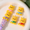 Wholesale Rubber Beads Bear Straight Hole Loose Beads Cartoon Beads OLY Exclusive