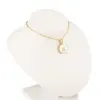 Wholesale Jewelry Fashion Hexagon 304 Stainless Steel Shell 18K Gold Plated Plating Stainless Steel Necklaces