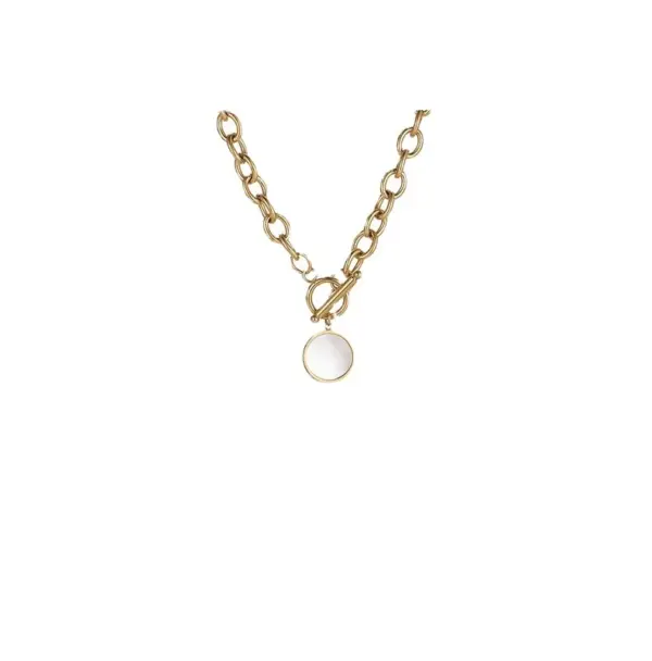 Wholesale PVD Coated 18K Gold Plated 304 Stainless Steel Waterproof Non Tarnish 304 Stainless Steel Necklace