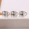 Wholesale 1:12 doll house mini scene accessories props DIY silver small cup cup cup miniature model