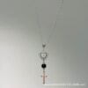 Wholesale Titanium Steel Love and Redemption Necklace Female Retro Niche Personality Diablo Sub-culture Spice Girl Cross Necklace Gift