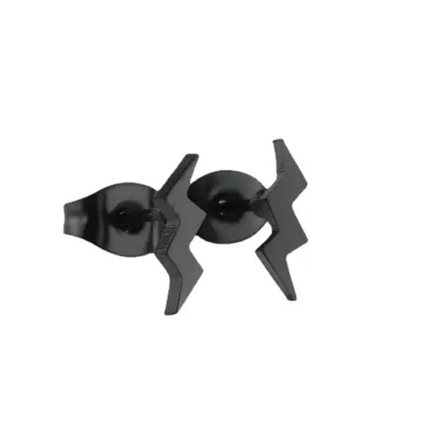 PVD Coated 18K Gold Real Gold Plated Lightning 304 Stainless Steel Fashion Waterproof Non Tarnish Ear Studs