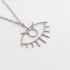 Wholesale Jewelry Fashion Devil'S Eye Stainless Steel Necklace