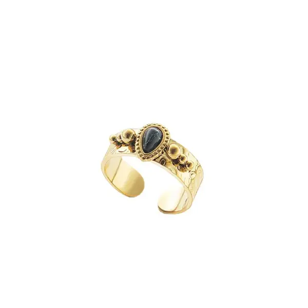 Wholesale PVD Coated 18K Gold Real Gold Plated 304 Stainless Steel Fashion Waterproof Non Tarnish