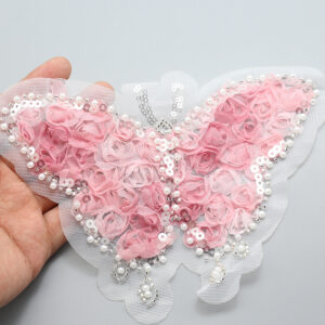 A1405 flower butterfly powder (one hand-sewn model)