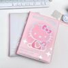 Wholesale Dropshipping Notebook with High Appearance and Cute Laser Hello Kitty Diary A5 Notepad Pu Color Page Thickeneded