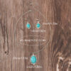 Wholesale Cross-border European and American Bohemian Style Turquoise Necklace Earrings suit Fashion Texturous Earrings Temperament Jewelry