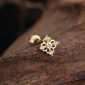 3446 Gold / Ear Studs