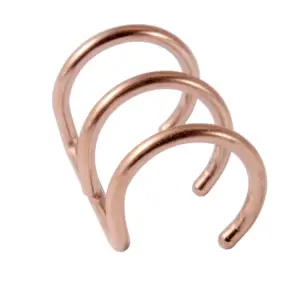 Rose Gold Three-Layer Ear Clip 1. 2x8mm