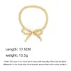 Wholesale Simple Style Classic Style Bow Knot Imitation Pearl Copper Wholesale Bracelets