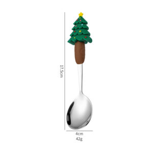 Christmas tree spoon [silver]