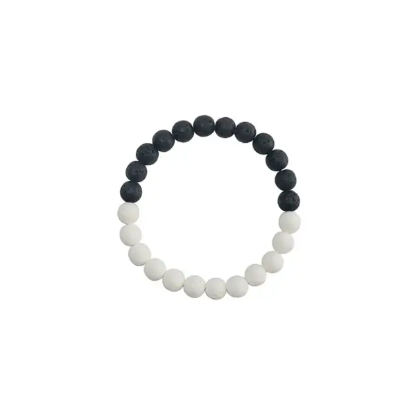Wholesale Simple Style Color Block Stone Natural Stone Bracelet In Bulk