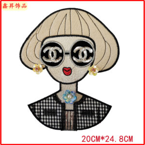 #2 plus handmade flower * beauty head 20*24.8cm