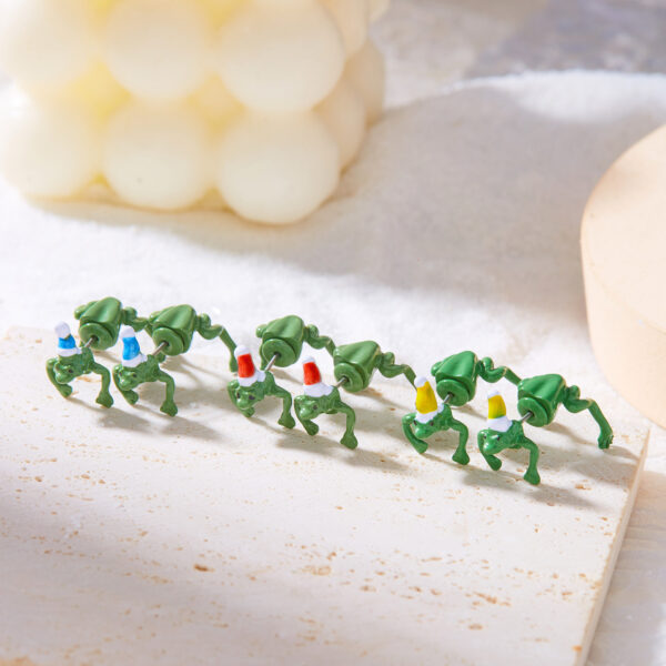 Wholesale Christmas earrings, Christmas hat, frog earrings