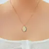 Wholesale Jewelry Commute Virgin Mary 304 Stainless Steel Copper Cable Chain Pendant Necklace