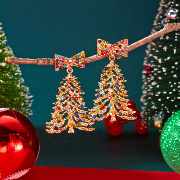Wholesale Christmas tree earrings