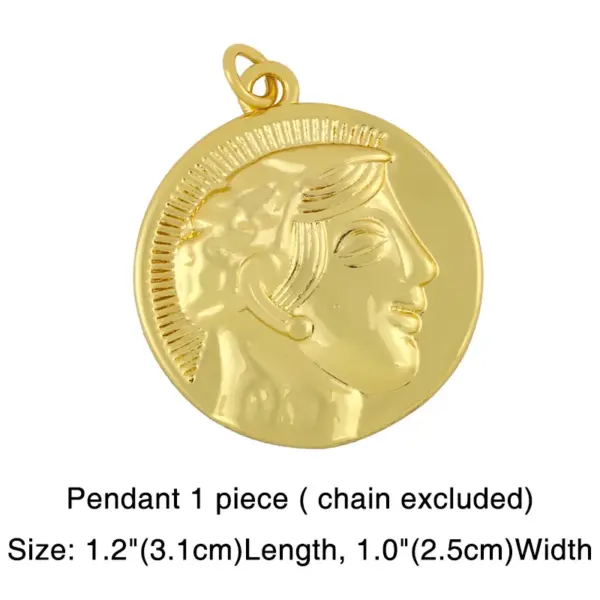 Wholesale Copper Plating Geometric Copper Necklaces