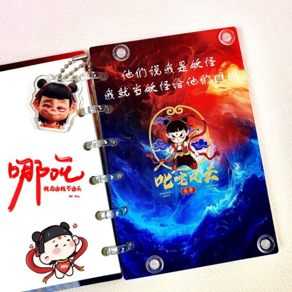 oly-fa4b08e44a8c32a7751a8c980f872746 Wholesale Naohai Sanrio A7 Rocking Notebook Acrylic Naohai Nezha Nezha Nezha Cartoon Cute DIY Hand Book