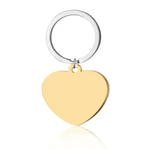 Blank Gold Keychain