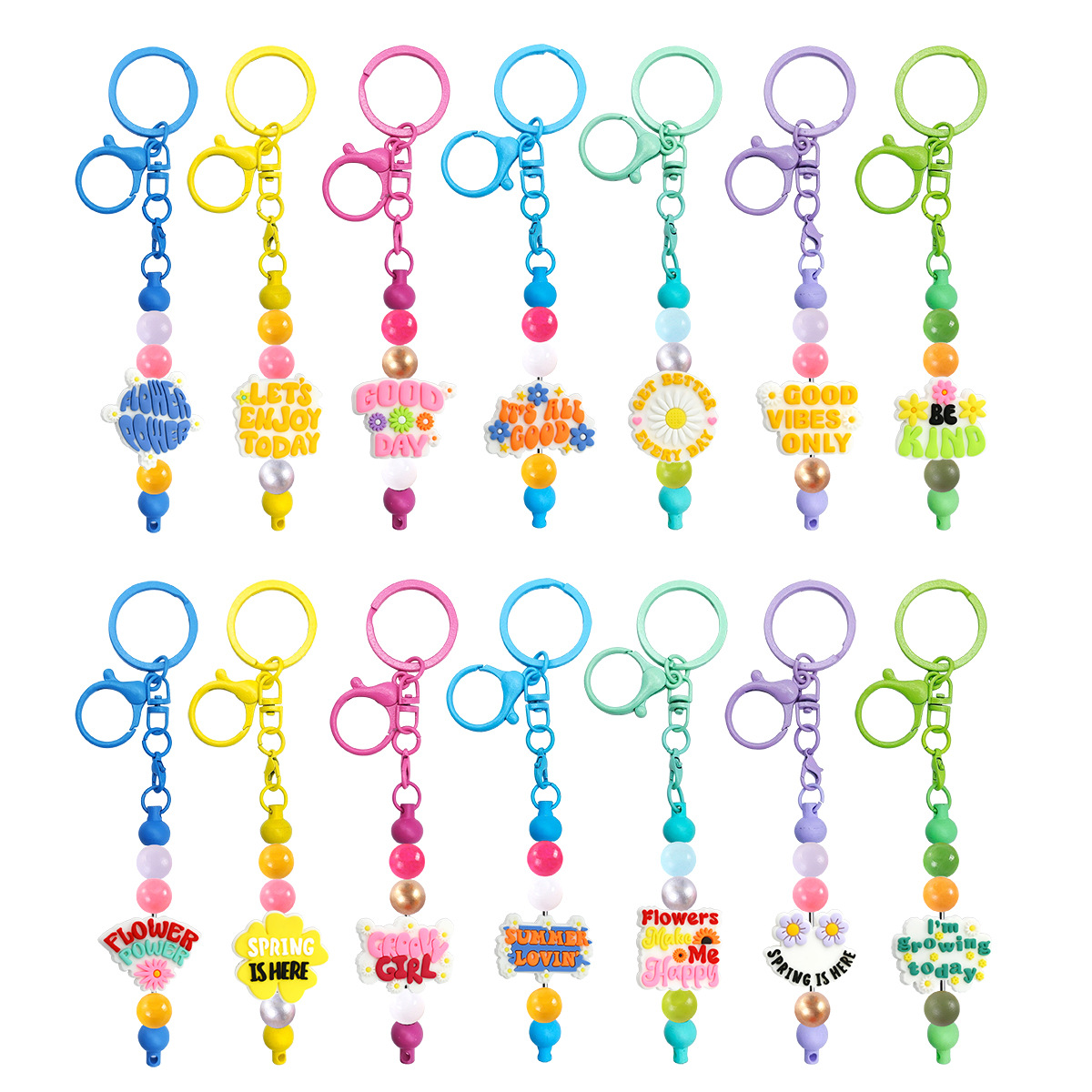 Wholesale cartoon PVC soft thick patch perforated DIY beads