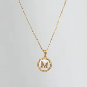 Gold M (Including Chain)