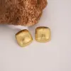 1 Pair IG Style Fairy Style Casual Geometric Square Star 304 Stainless Steel Imitation Gold Ear Studs