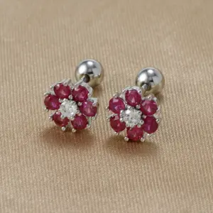 Silver-Rose / Red