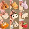 Wholesale Small gifts do activities push key chain accessories cute plush doll bag pendant ornaments doll stall
