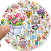 oly-faa7576bccee01acee3b24646ea9b1ed Wholesale 50 Cross-border New Flower Graffiti Stickers Cartoon Bouquet Waterproof Decorative Luggage Laptop Phone Stickers