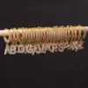 Wholesale Letter Word Copper Ethnic Style Earrings