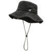 Wholesale Hong Kong Style Retro Washed Cotton Fisherman Hat Couple Fashion Old Basin Hat Jungle Adventure Mountaineering Fishing Hat Sun Protection