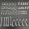 Wholesale Acrylic Body Piercing Jewelry Set Invisible Fashion Simple Style Suitable For Men And Women For Weddings Birthdays Festivals Occasions