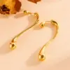 Wholesale 18K Real Gold Plated 304 Stainless Steel PVD Coated Rhinestones Solid Color Simple Style Drop Earrings For Women's