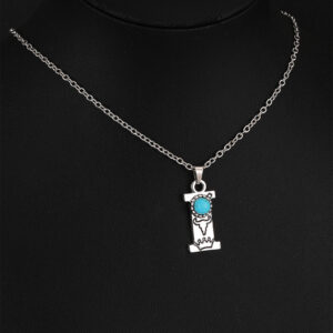 9009 silver O-Chain Letter I