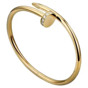 30 B-D-8 A Nail Bracelet / Gold