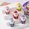 Wholesale Cartoon Santa Claus Beaded Rubber Beads