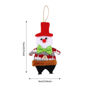Knitted Standing Snowman Pendant