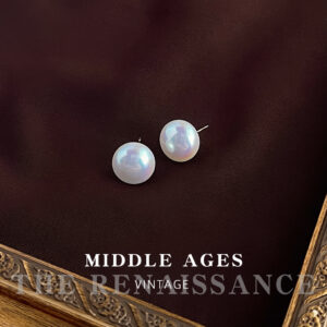 High quality steamed bun freshwater pearls [about 12mm]