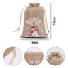 Wholesale Christmas gift bag suit drawstring bag party