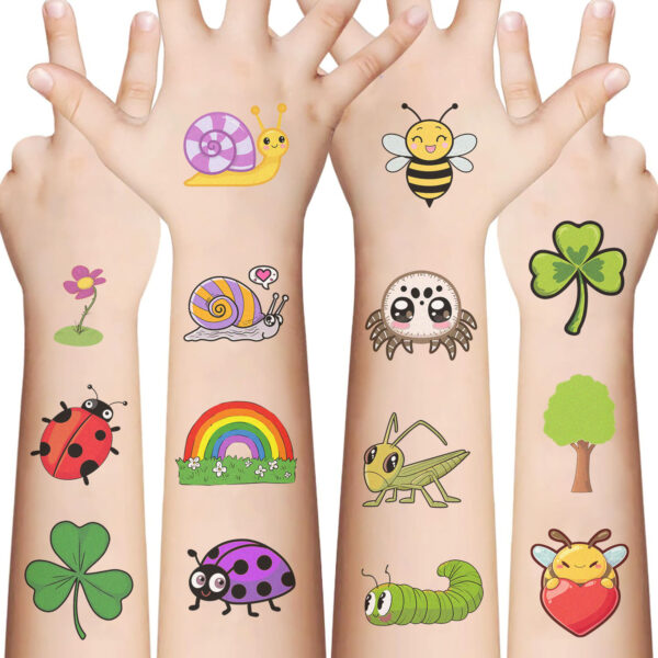 Wholesale New Children's Cartoon Insect Tattoo Stickers Cute Fun Waterproof Party Party Gift Temporary Stickers