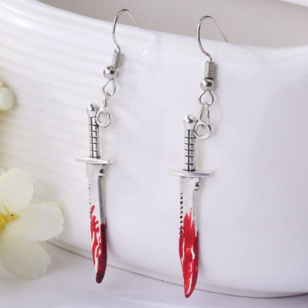 Wholesale Bloody Horror Halloween Earrings