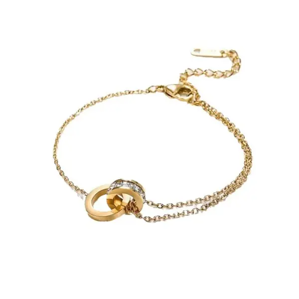 Geometric 304 Stainless Steel Simple Style Commute 304 Stainless Steel Bracelets