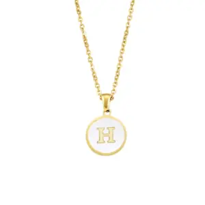 Letter H / 18K Furnace Real Gold