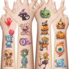 Wholesale Cross-border New Halloween Tattoo Stickers Waterproof Party Party Gifts Funny Fun Face Stickers Cross-border