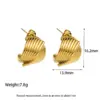 Wholesale 1 Pair IG Style Simple Style Geometric Plating 304 Stainless Steel 14K Gold Plated Stainless Steel Earrings
