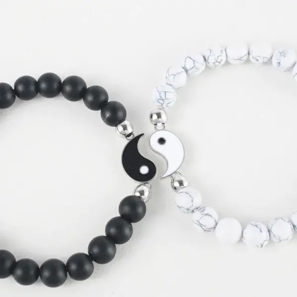Ethnic Style Geometric Glass Bracelets In Bulk