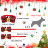 Wholesale Pet Products Plaid Pattern Pet Christmas Pet Clothes