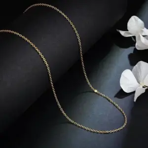O-Shaped Chain Gold 45cm