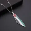 Wholesale Simple Style Geometric National Flag Titanium Steel Wholesale Pendant Necklace