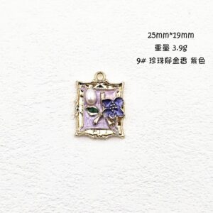 9 pearl tulip purple